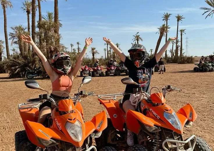 Guida di Quad tra le Palme e il Deserto di Marrakech